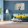 Wallity Pintura Decorativa de Vidrio Templado Multicolor 30 x 45 cm